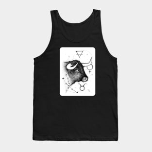 Taurus Zodiac Sign Tank Top